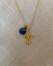 Charger l'image dans la galerie, Collier twin croix Marie vintage