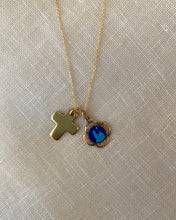 Load image into Gallery viewer, Vintage Maria Cross Necklace