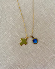 Charger l'image dans la galerie, Collier Croix Maria vintage