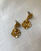 Load image into Gallery viewer, Boucles d’Oreilles Rose vintage