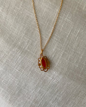 Charger l'image dans la galerie, Collier Lys à pendentif Camée dentelles vintage