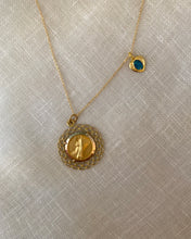 Load image into Gallery viewer, Vintage lace Maria cross necklace