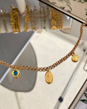 Load image into Gallery viewer, Vintage Virgin Mary chain bracelet