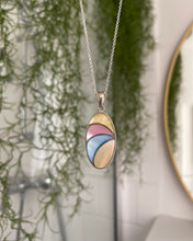 Load image into Gallery viewer, Collier mosaïque vintage argent