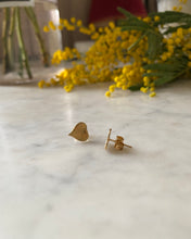 Charger l'image dans la galerie, Boucles d’Oreilles Coeur strié vintage