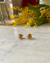 Charger l'image dans la galerie, Boucles d’Oreilles Coeur strié vintage