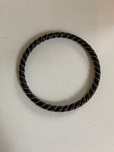 Load image into Gallery viewer, Vintage black twisted Capucine bracelet