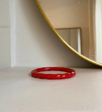 Load image into Gallery viewer, Vintage red twisted Capucine bracelet