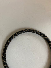 Load image into Gallery viewer, Vintage black twisted Capucine bracelet