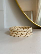 Charger l'image dans la galerie, Bracelet vintage Capucine torsadé couleur ivoire