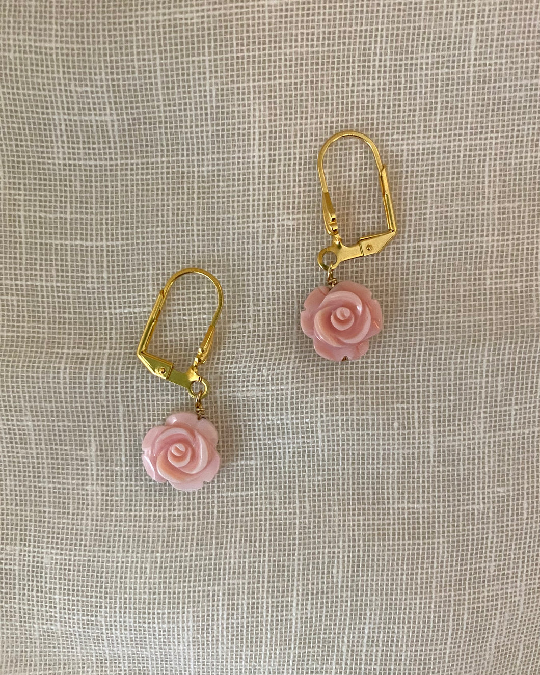 Pink mother-of-pearl Earrings