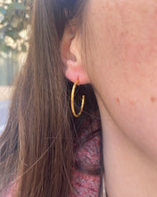 Load image into Gallery viewer, Camille hoop earrings
