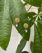 Charger l&#39;image dans la galerie, Boucles d’Oreilles Azul perles
