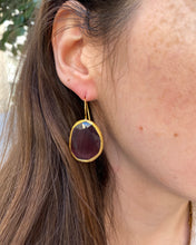 Load image into Gallery viewer, Boucles d’Oreilles Amytist vintage
