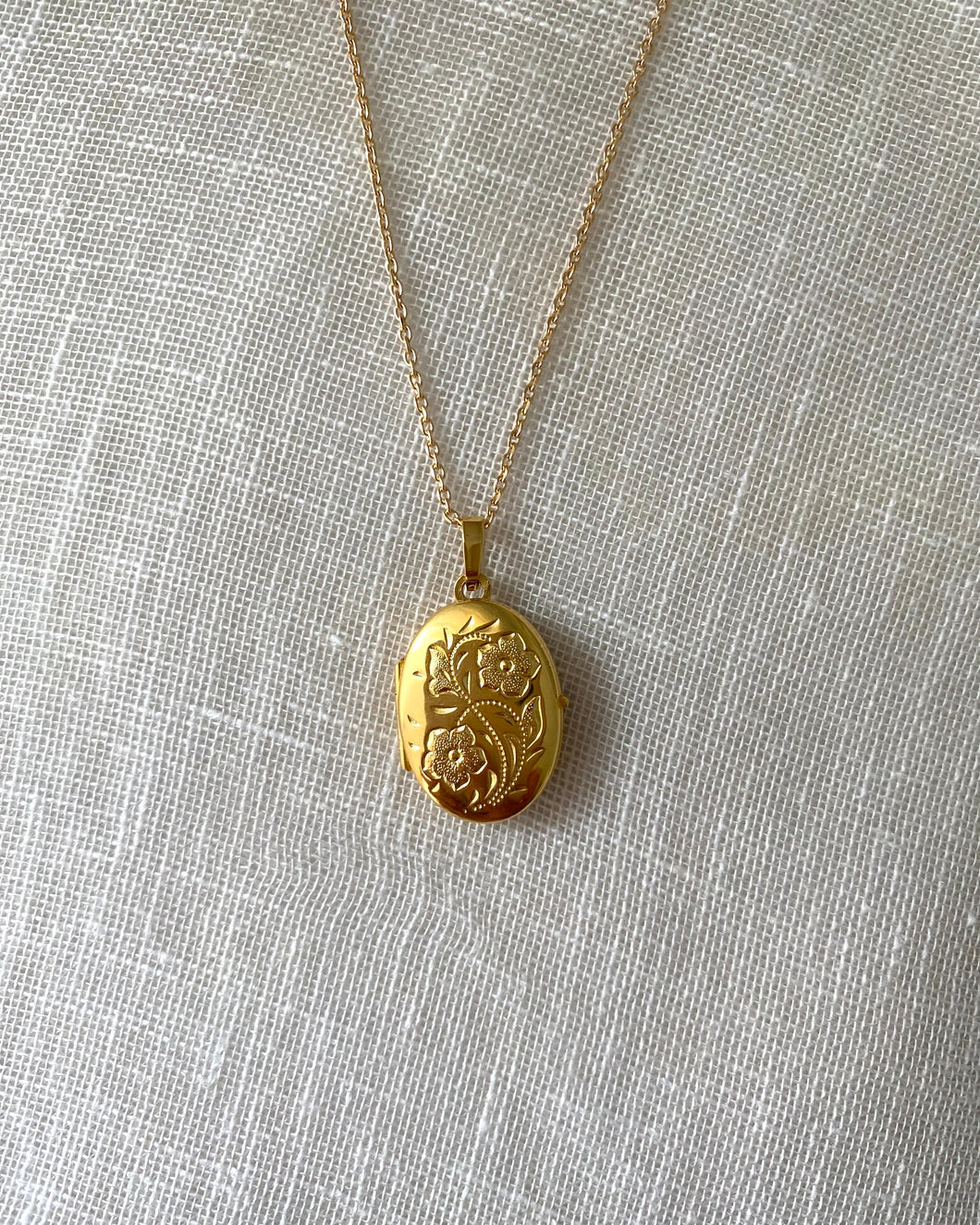 Collier Locket Osaka vintage