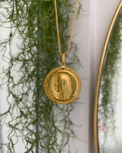 Load image into Gallery viewer, Virgin Mary vintage lace necklace
