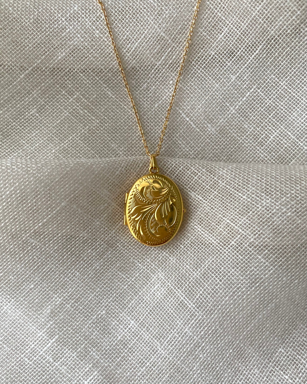 Collier Locket Mia vintage