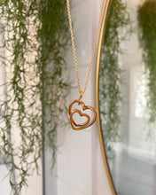 Charger l&#39;image dans la galerie, Collier Coeur Love vintage
