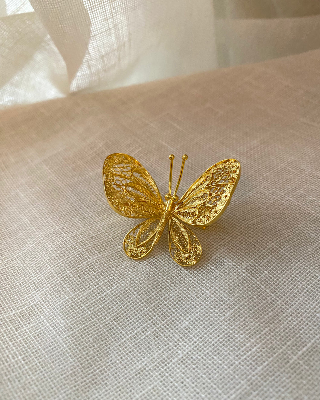 Vintage butterfly brooch