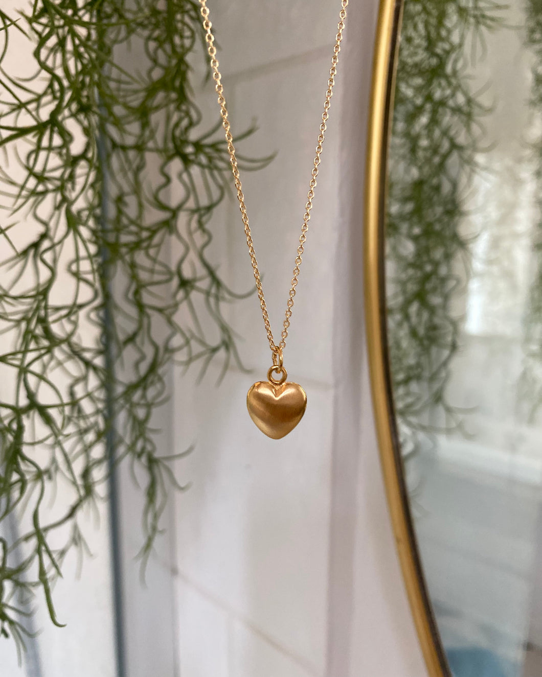 Collier Coeur Jeanne vintage