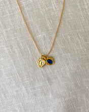 Charger l&#39;image dans la galerie, Collier Cœur duo Maria vintage
