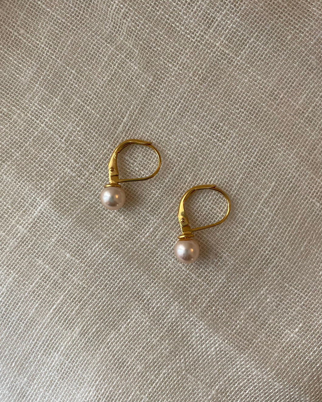 Boucles d’Oreilles Perles Camilla vintage