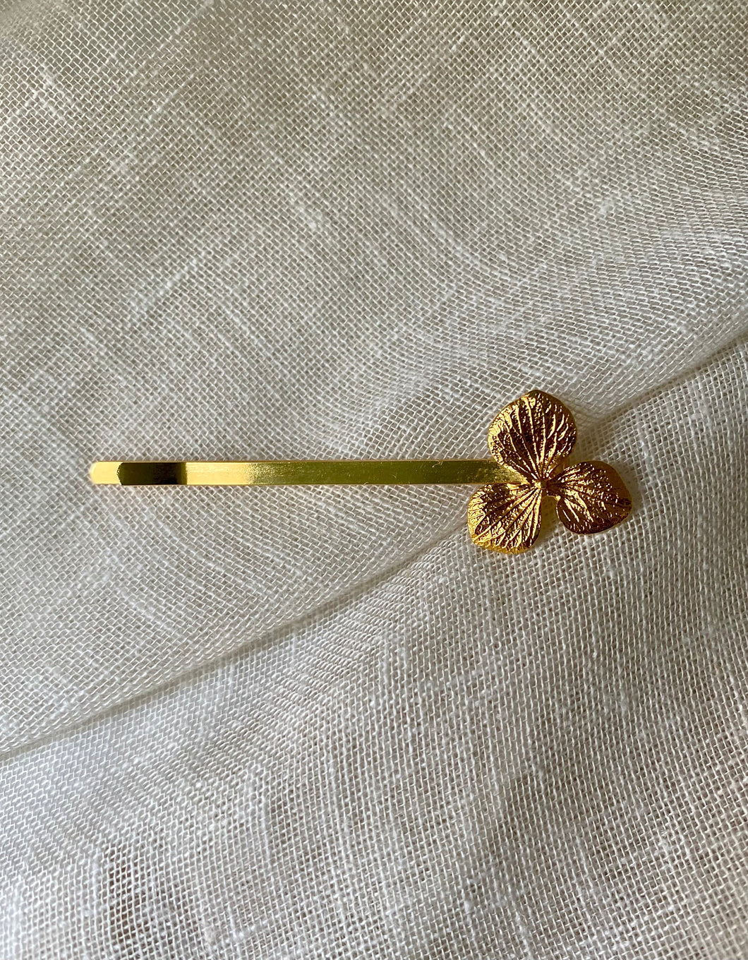 Barette fleur d’Hortensia