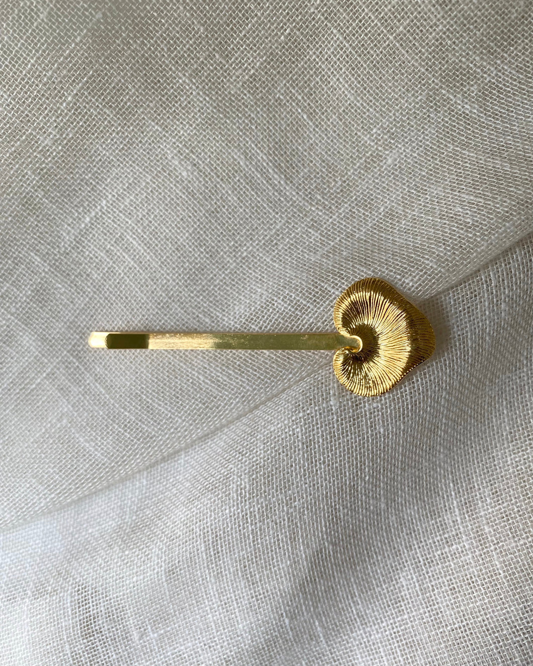 Barette fleur de coeur
