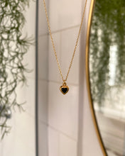 Load image into Gallery viewer, Vintage Rhinestone Heart Necklace
