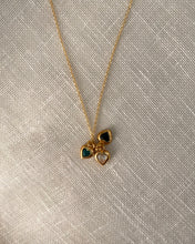 Load image into Gallery viewer, Vintage Rhinestone Heart Necklace
