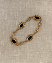 Load image into Gallery viewer, Bracelet vintage onyx
