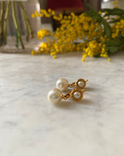 Charger l&#39;image dans la galerie, Boucles d’Oreilles pendentes Pearl vintage

