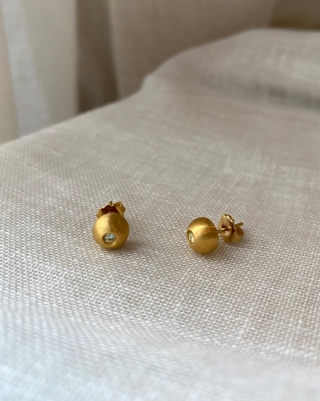 Boucles d’Oreilles perles d’or vintage
