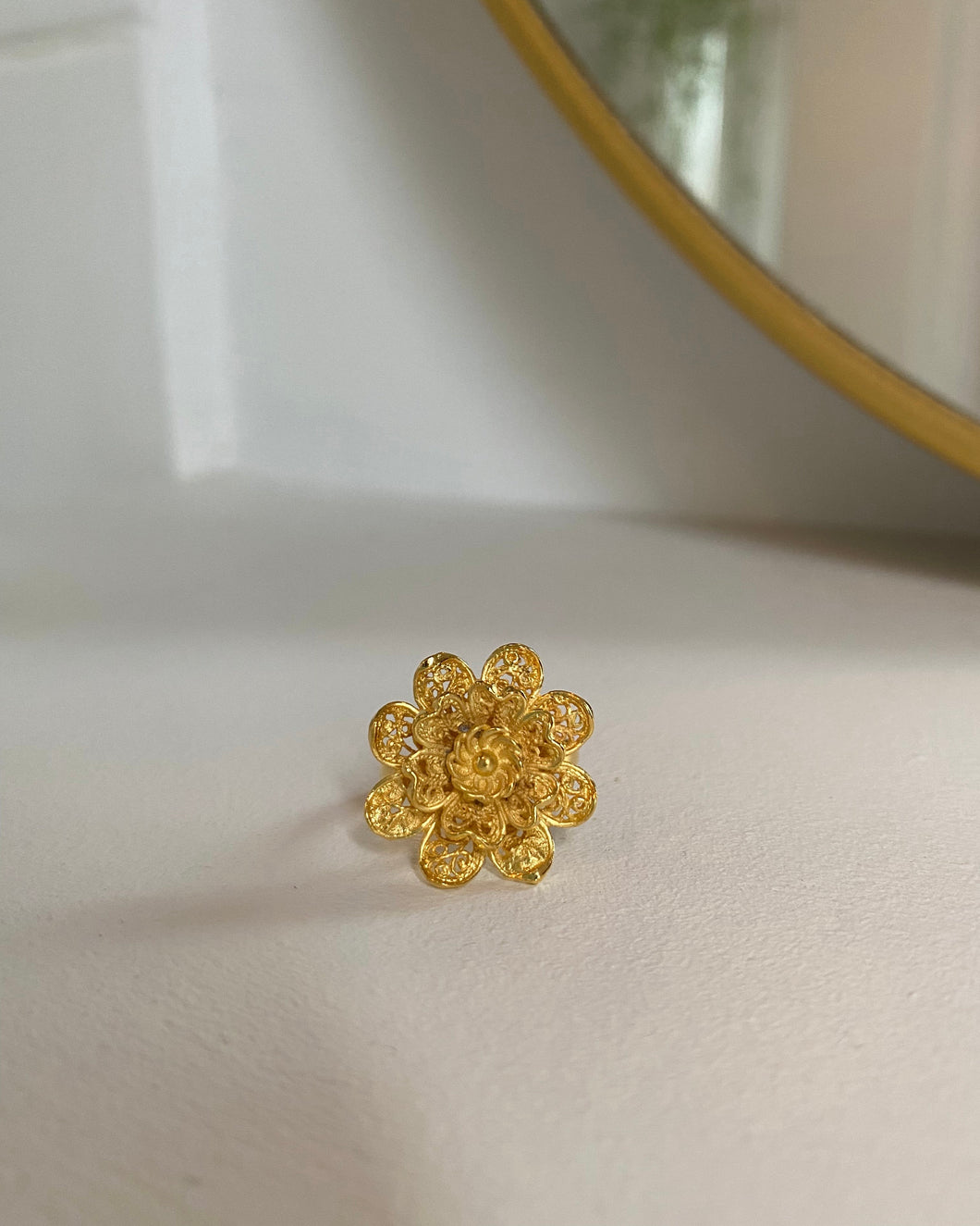 Bague Rose vintage