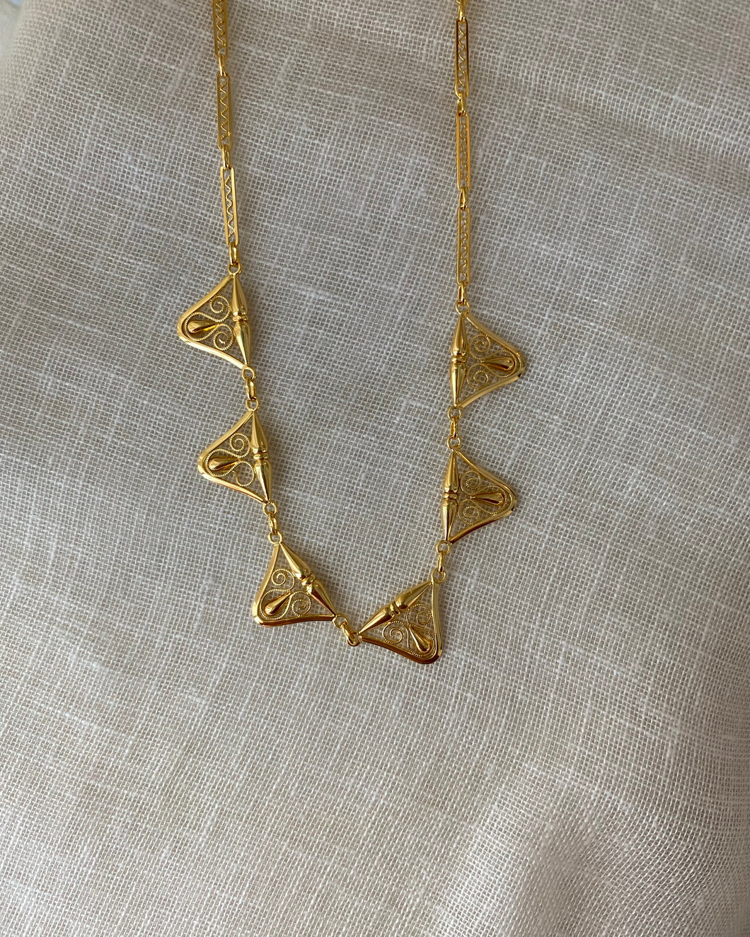 Collier Ambre vintage
