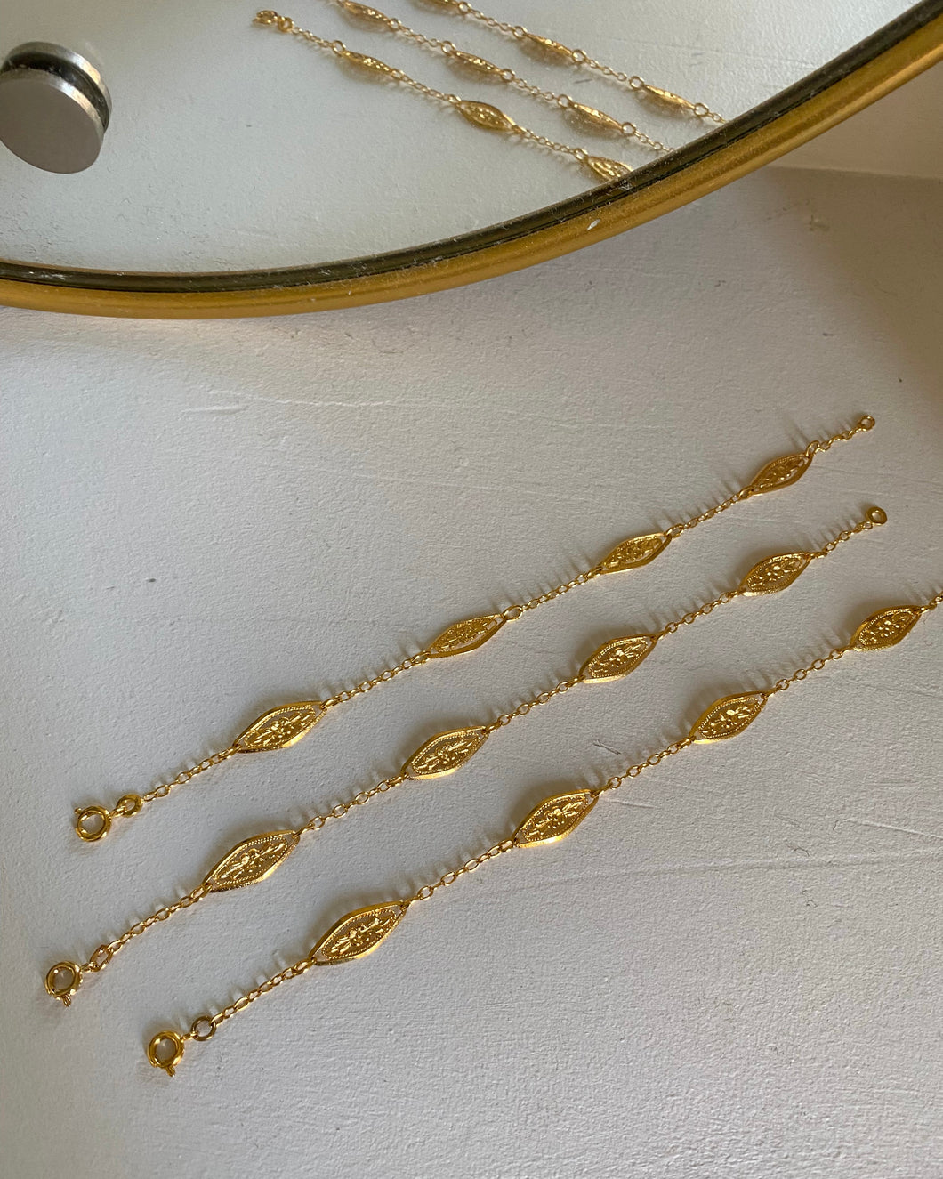 Bracelet vintage fleurs