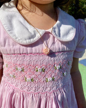 Load image into Gallery viewer, Pink Pearly Rose Necklace
