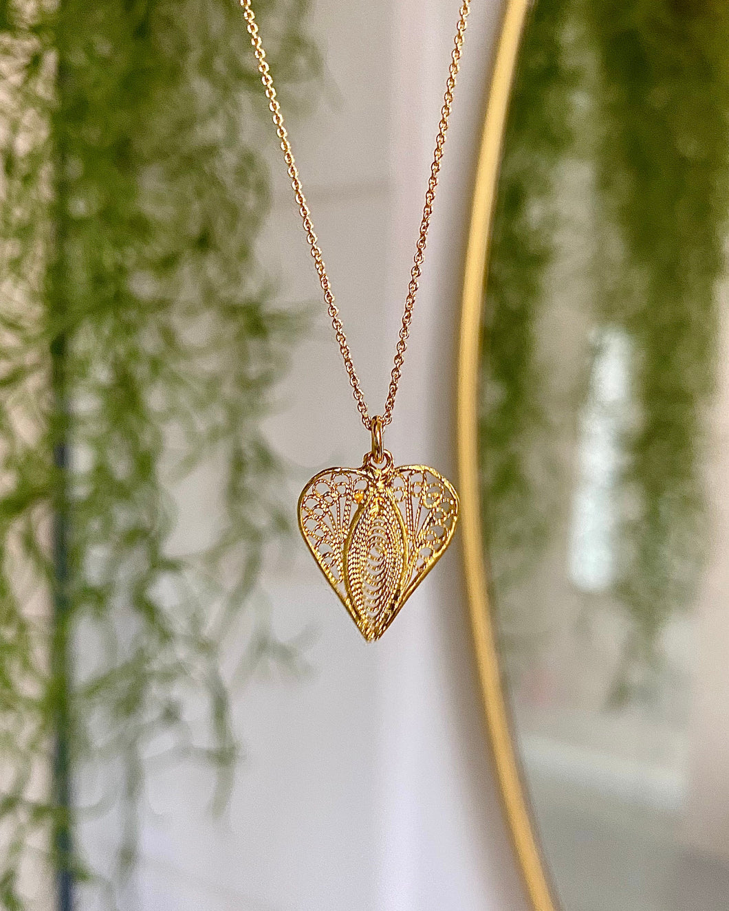 Vintage Marion Heart Necklace
