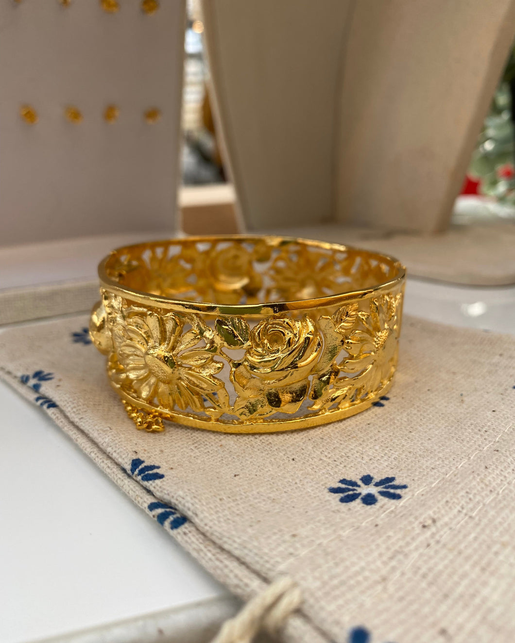Jonc vintage Marguerite Rose