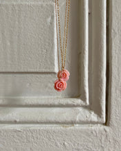 Load image into Gallery viewer, Pink Pearly Rose Necklace
