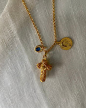 Charger l&#39;image dans la galerie, Collier Croix Flore vintage
