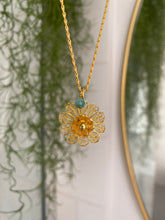 Load image into Gallery viewer, Collier fleur Tiffany vintage
