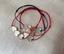 Load image into Gallery viewer, Multiple pearly heart bracelet
