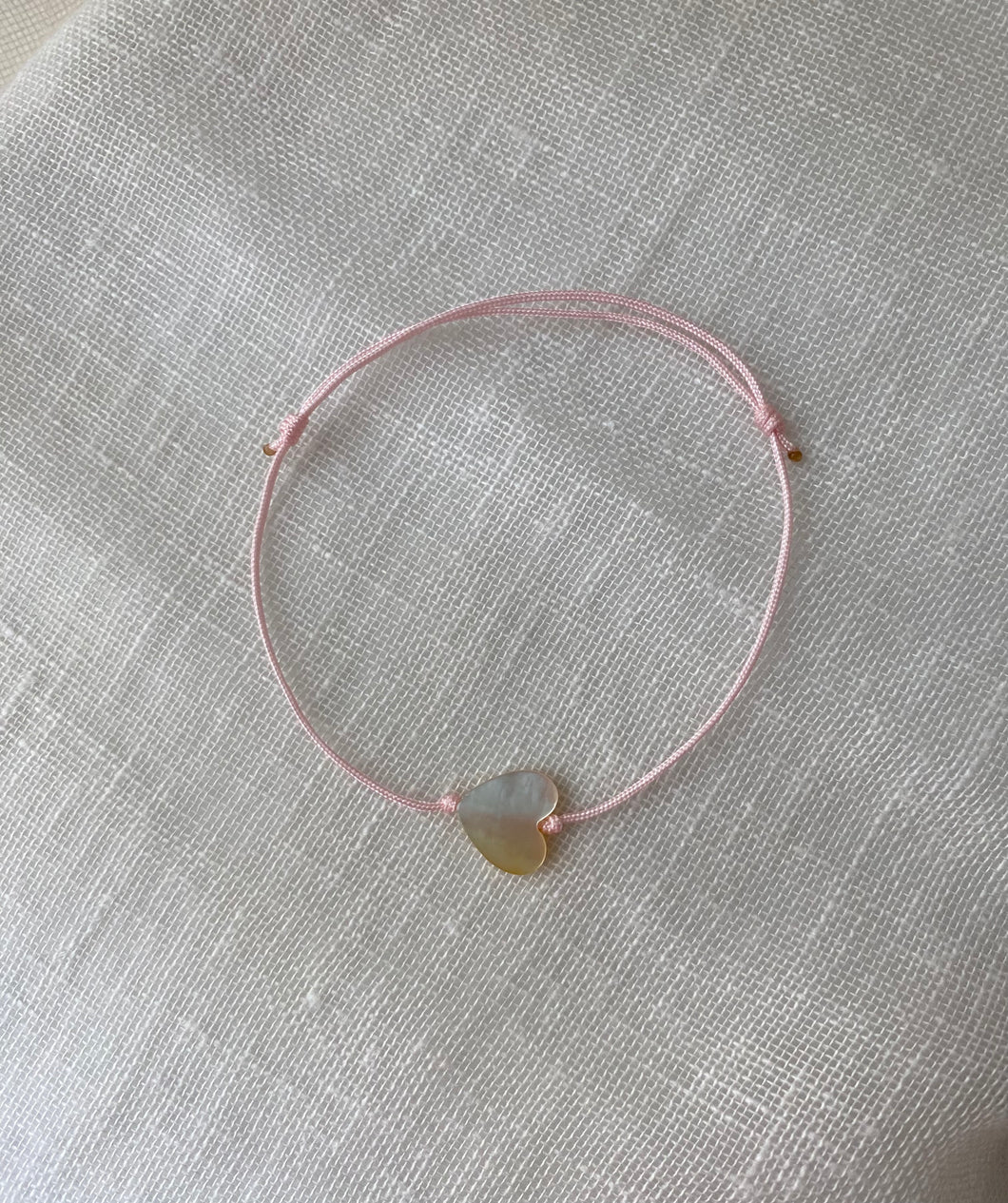 Bracelet Coeur nacré Solitaire