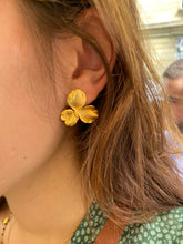 Charger l&#39;image dans la galerie, Boucles d’Oreilles Fleurs d’Iris
