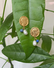 Charger et lire la vidéo dans la visionneuse de la Galerie, Boucles d’Oreilles Azul perles
