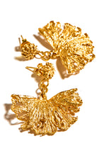 Load image into Gallery viewer, Boucles d&#39;Oreilles Feuille ajourée

