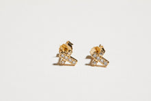 Load image into Gallery viewer, Boucles d’Oreilles Croix Strass
