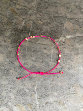 Charger l&#39;image dans la galerie, Bracelet Pépites or noeud coulissant
