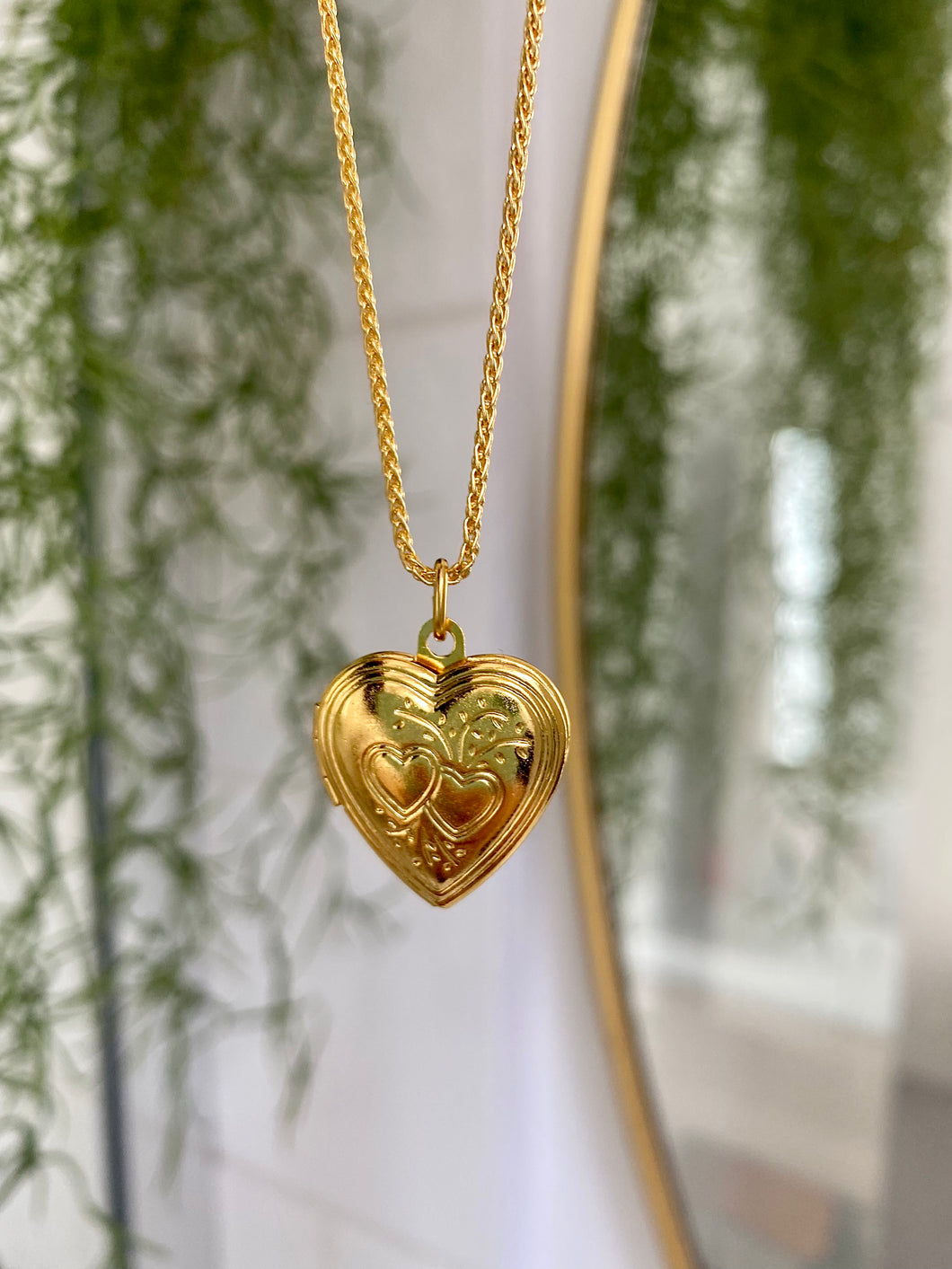 Collier 2 Cœurs vintage réédition